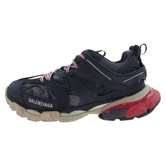 BALENCIAGA バレンシアガ 542023 TRACK TRAINER トラック トレーナー ダッド シューズ スニーカー ダークグレー系 ブラック系 レッド系 27.5cm【中古】