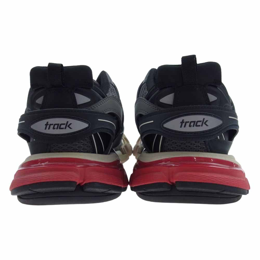 BALENCIAGA バレンシアガ 542023 TRACK TRAINER トラック トレーナー ダッド シューズ スニーカー ダークグレー系 ブラック系 レッド系 27.5cm【中古】