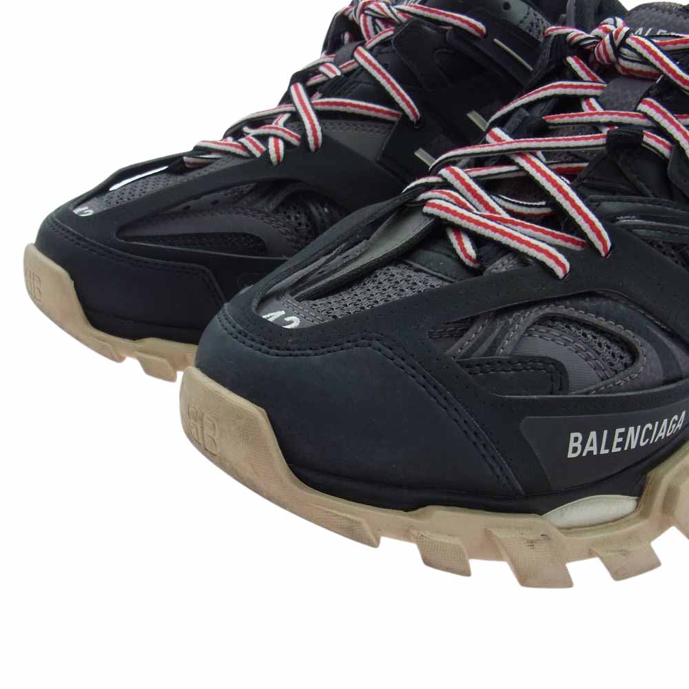 BALENCIAGA バレンシアガ 542023 TRACK TRAINER トラック トレーナー ダッド シューズ スニーカー ダークグレー系 ブラック系 レッド系 27.5cm【中古】