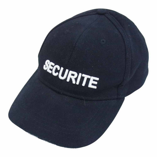 VETEMENTS ヴェトモン 17SS MSS17VR5　 SECURITE CAP セキュリティー キャップ ブラック系【中古】