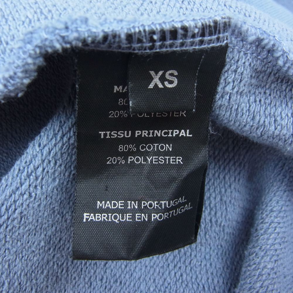 VETEMENTS ヴェトモン 18SS WSS18TR28 Rainbows Unicorn Hooded バック プリント ユニコーン パーカー ブルー系 XS【中古】