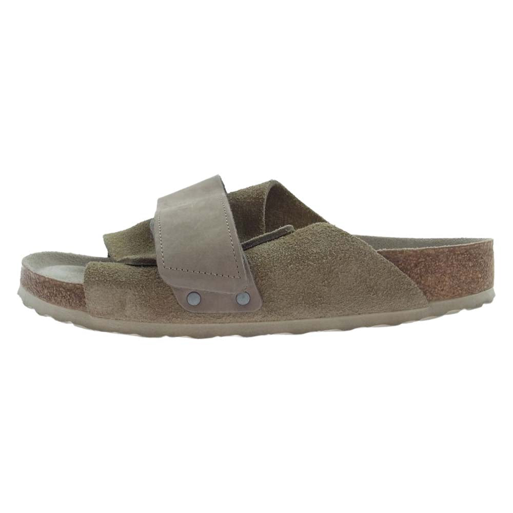 BIRKENSTOCK ビルケンシュトック 1019205 KYOTO SFB キョウト ヌバック スエード サンダル ベージュ系【中古】