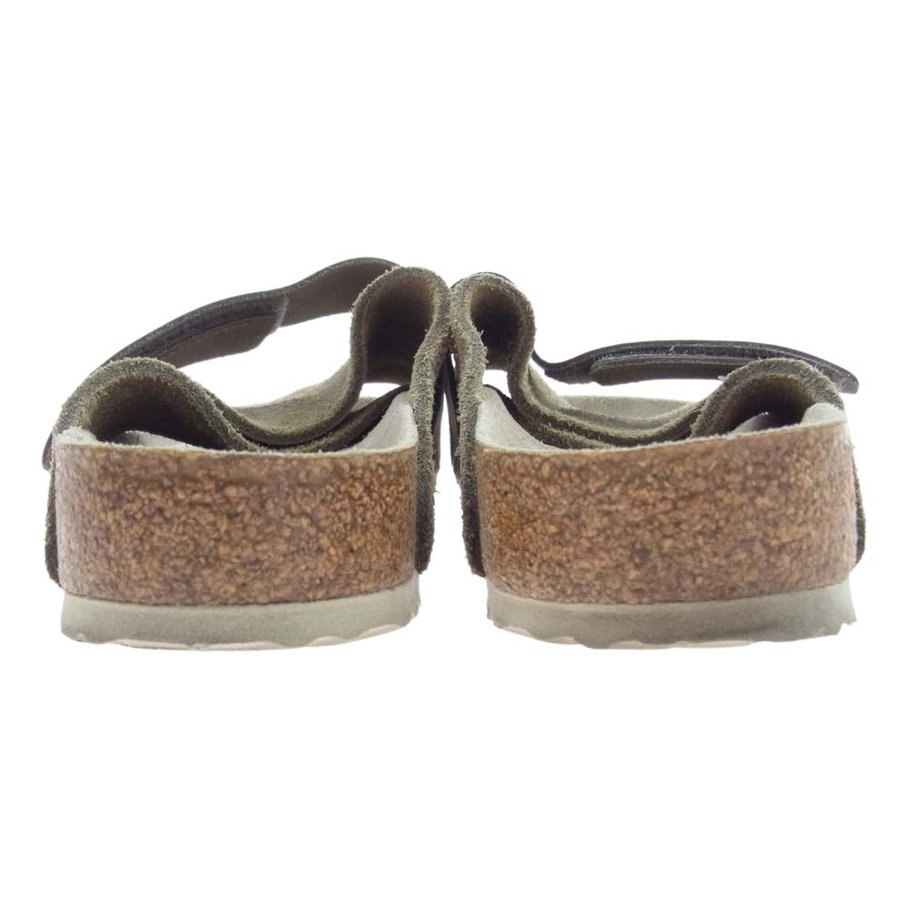 BIRKENSTOCK ビルケンシュトック 1019205 KYOTO SFB キョウト ヌバック スエード サンダル ベージュ系【中古】