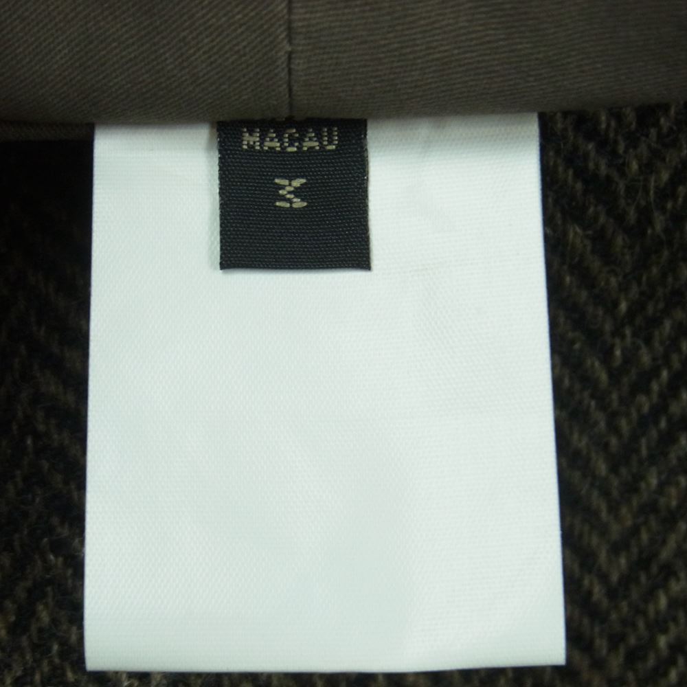 RRL ダブルアールエル 肩切替え ツイード ジャケット マカオ製 ダークブラウン系 M【中古】