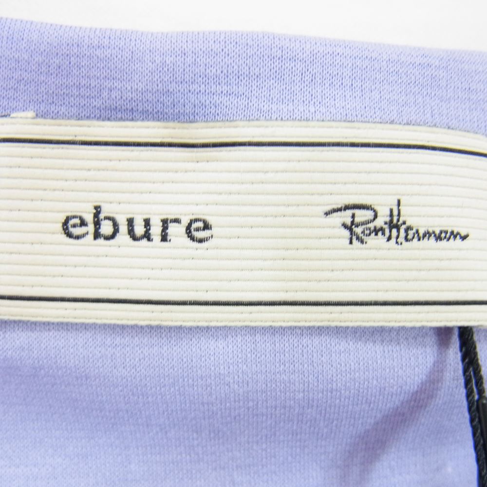 エブール 9910900195 Ron Herman別注 Organic Cotton Ponte Sleeveless Top ロンハーマン ノースリーブ カットソー パープル系 38【新古品】【未使用】【中古】