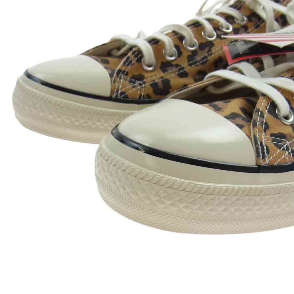 WACKO MARIA ワコマリア 1SD243 × CONVERSE コンバース ALL STAR オールスター レオパード ローカット スニーカー マルチカラー系 30cm【新古品】【未使用】【中古】