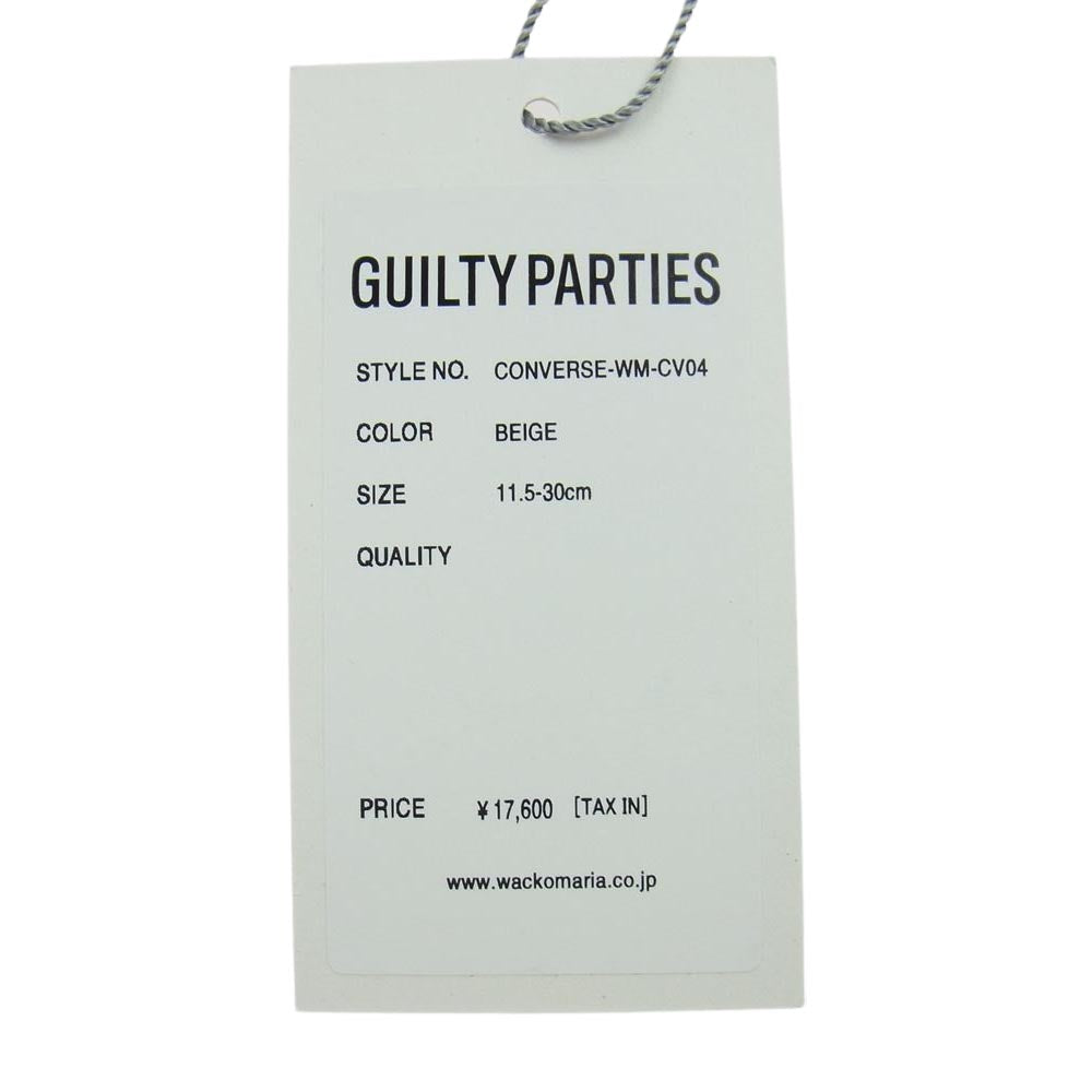 WACKO MARIA ワコマリア 1SD243 × CONVERSE コンバース ALL STAR オールスター レオパード ローカット スニーカー マルチカラー系 30cm【新古品】【未使用】【中古】