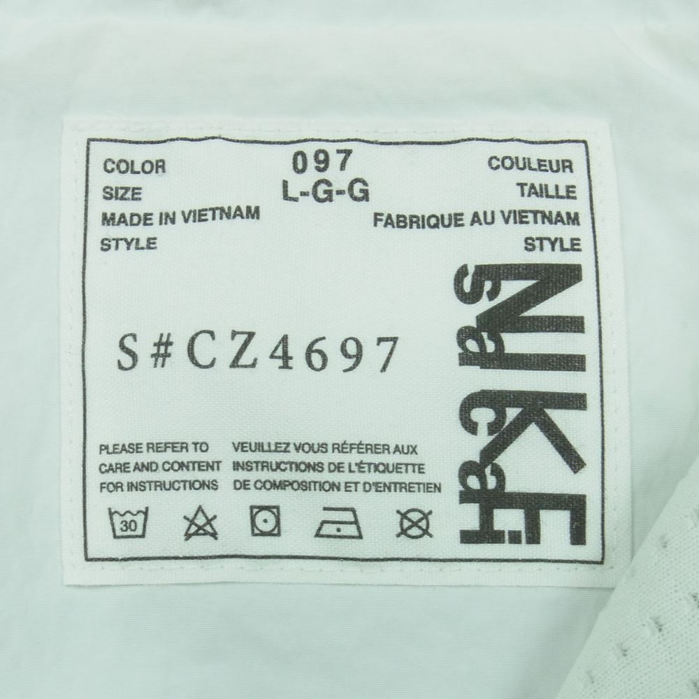 Sacai サカイ 20AW CZ4697-097 ナイキ NRG LAYERED JKT レイヤード ボンバー ジャケット ベトナム製 グレー系 ホワイト系 L【中古】