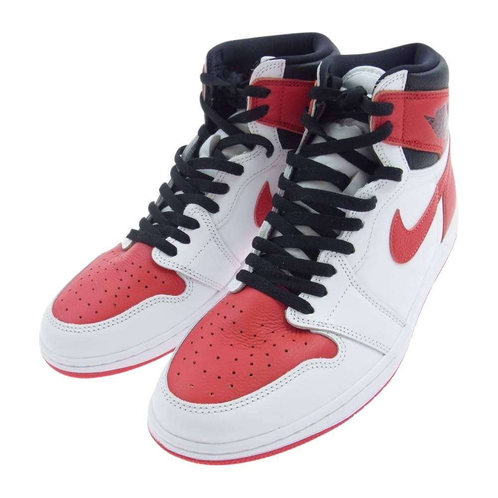 NIKE ナイキ 555088-161 Air Jordan 1 High OG Heritage エアジョーダン1 ハイ OG ヘリテージ スニーカー レッド系 ホワイト系 29cm【極上美品】【中古】