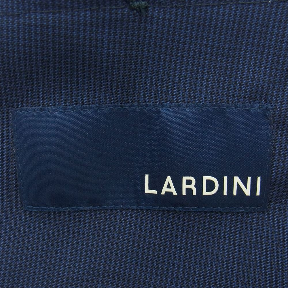 LARDINI ラルディーニ JM031AQ イタリア製 3B ブートニエール付き EASY WEAR パッカブル セットアップ スーツ ネイビー系 42【極上美品】【中古】