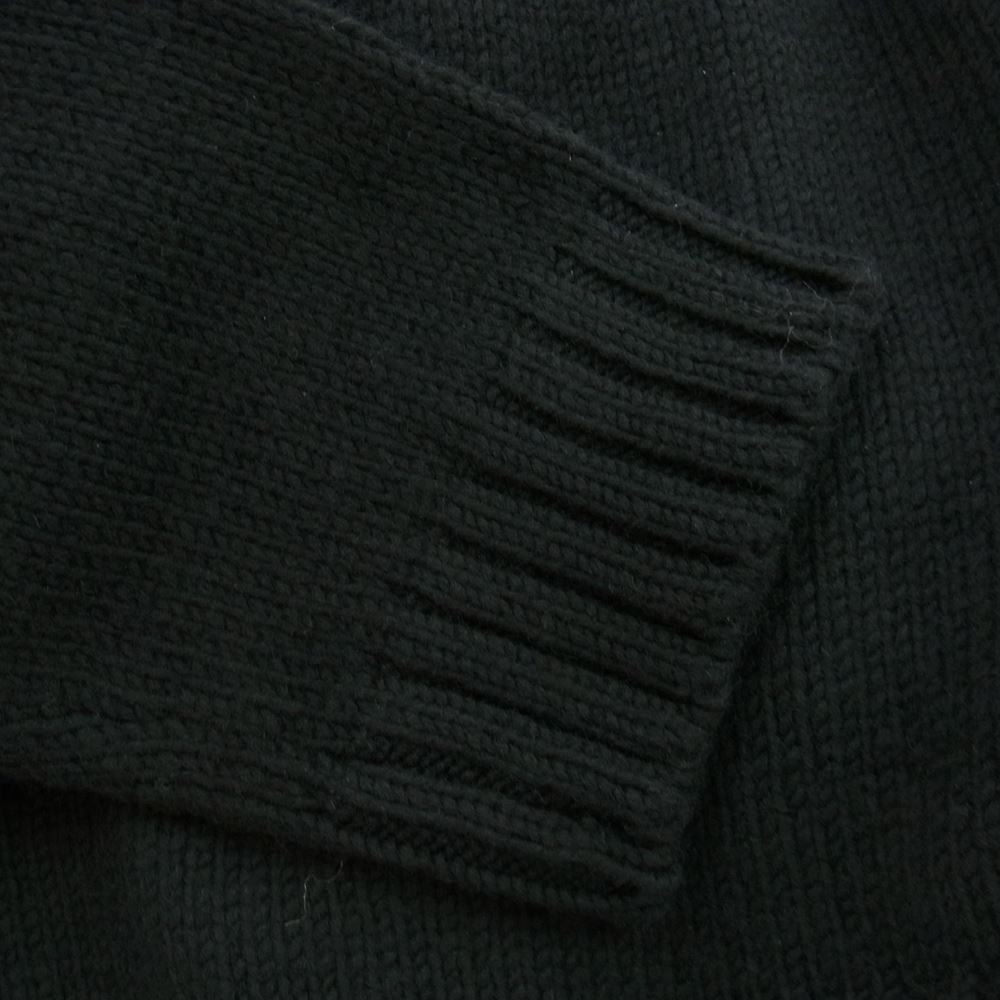 Yohji Yamamoto ヨウジヤマモト B ビー NR-K52-188 ハイネック クロップド丈 ニット セーター ブラック系 2【美品】【中古】
