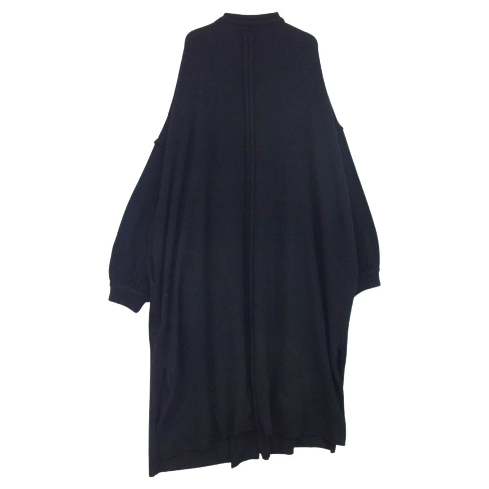 Y's Yohji Yamamoto ワイズ ヨウジヤマモト YE-K17-582-2 セーフティーピン ロング ウール カーディガン ブラック系 2【美品】【中古】