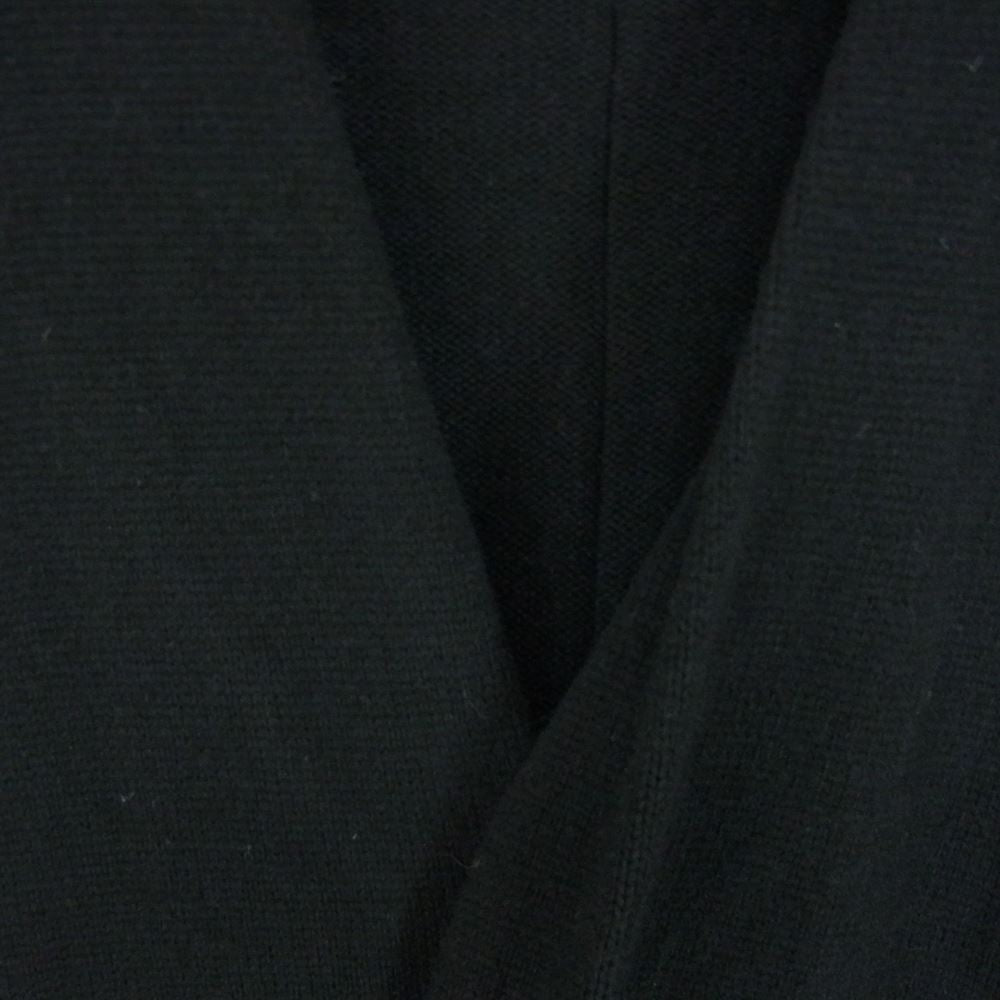 Y's Yohji Yamamoto ワイズ ヨウジヤマモト YE-K17-582-2 セーフティーピン ロング ウール カーディガン ブラック系 2【美品】【中古】