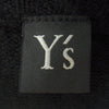 Y's Yohji Yamamoto ワイズ ヨウジヤマモト YE-K17-582-2 セーフティーピン ロング ウール カーディガン ブラック系 2【美品】【中古】