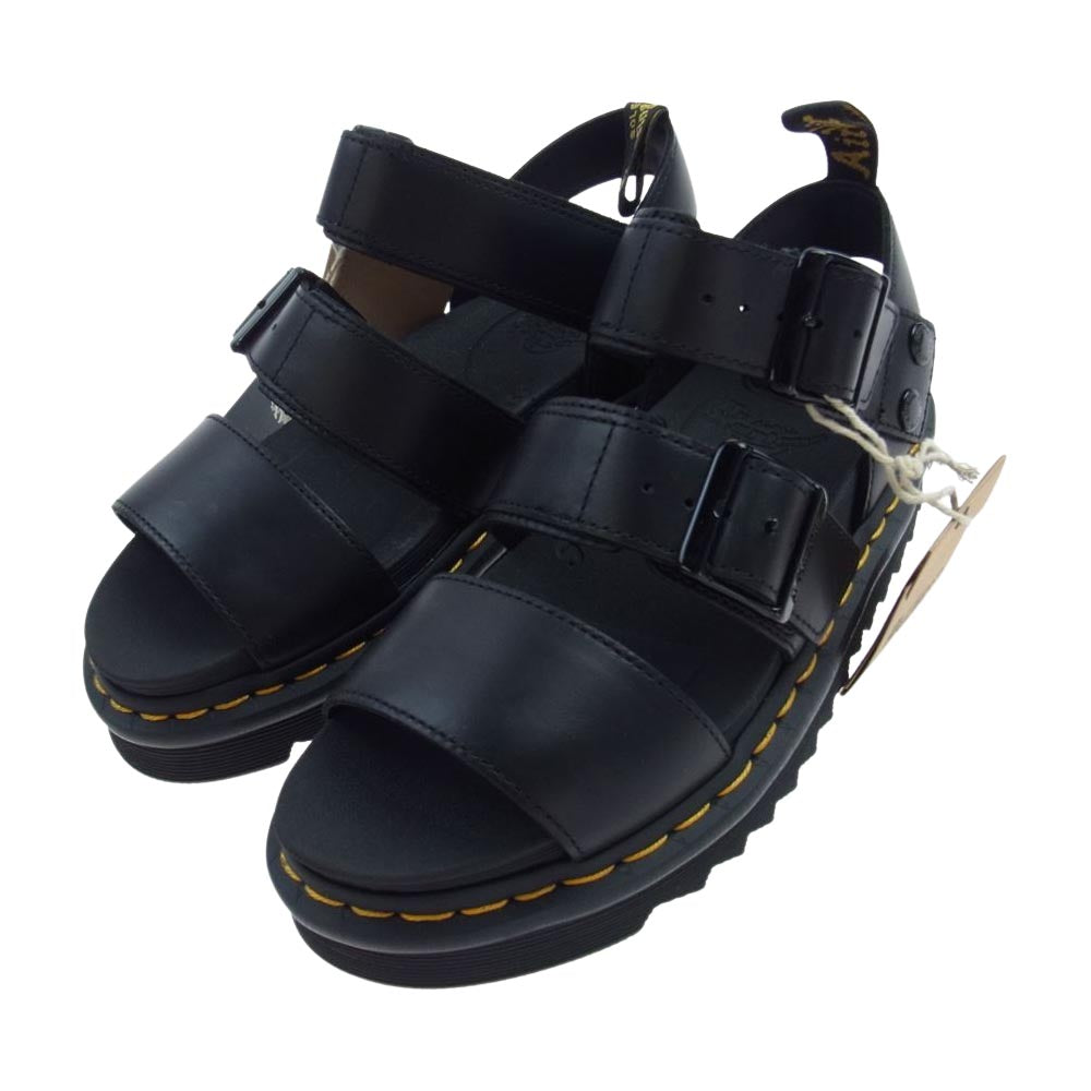 Y's Yohji Yamamoto ワイズ ヨウジヤマモト × Dr.Martens ドクター マーチン GRYPHON シャークソール サンダル  ブラック系 UK5【新古品】【未使用】【中古】