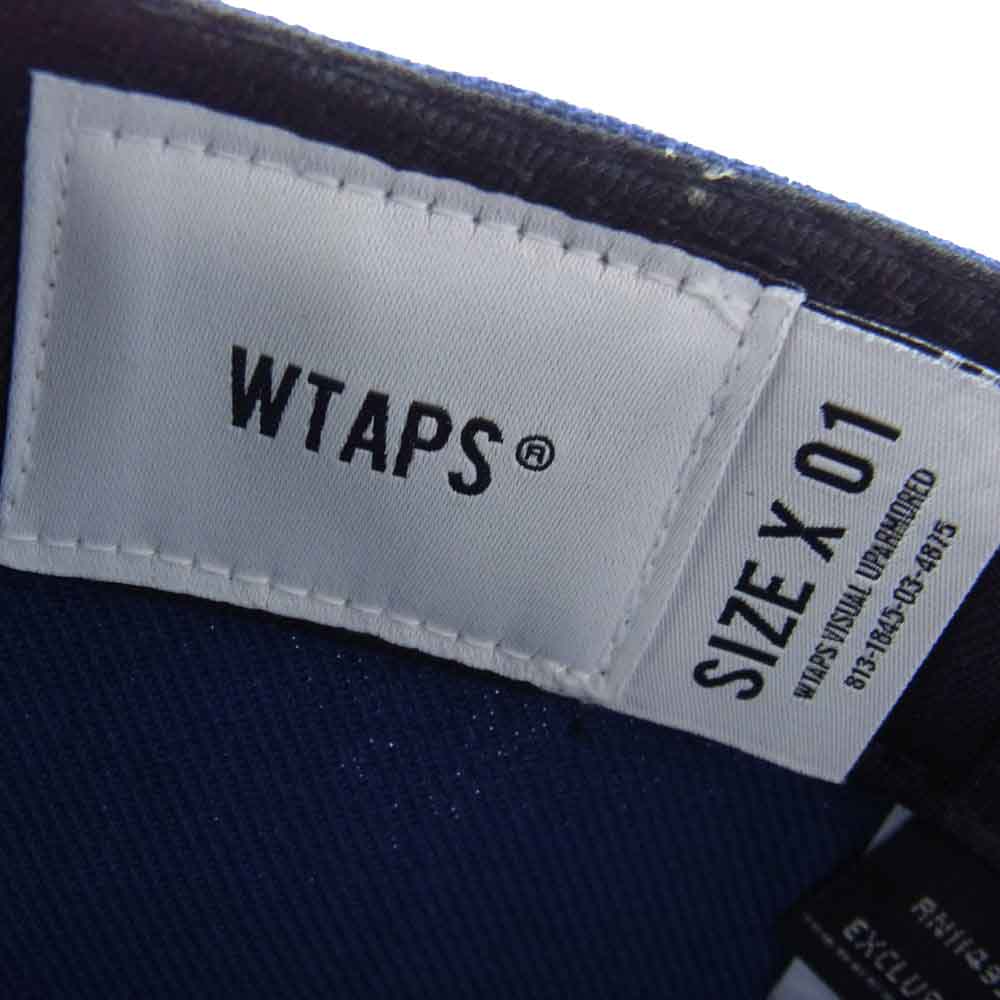 WTAPS ダブルタップス × NEWERA ニューエラ 59FIFTY LOW PROFILE CAP  キャップ 帽子 ブルー系 57.7cm【新古品】【未使用】【中古】