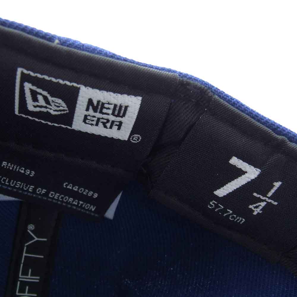 WTAPS ダブルタップス × NEWERA ニューエラ 59FIFTY LOW PROFILE CAP  キャップ 帽子 ブルー系 57.7cm【新古品】【未使用】【中古】