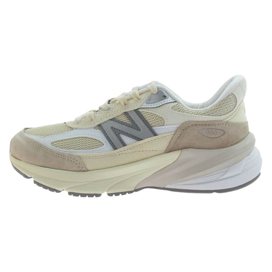 NEW BALANCE ニューバランス M990SS6 スエード スニーカー ベージュ オフホワイト系 25.5cm【新古品】【未使用】【中古】