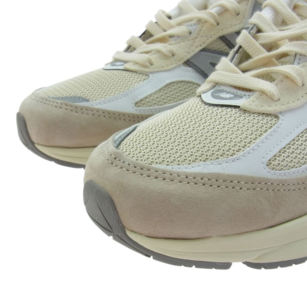NEW BALANCE ニューバランス M990SS6 スエード スニーカー ベージュ オフホワイト系 25.5cm【新古品】【未使用】【中古】