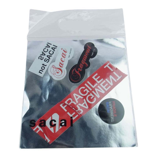 FRAGMENT DESIGN フラグメントデザイン × SACAI サカイ ステッカー セット マルチカラー系【新古品】【未使用】【中古】
