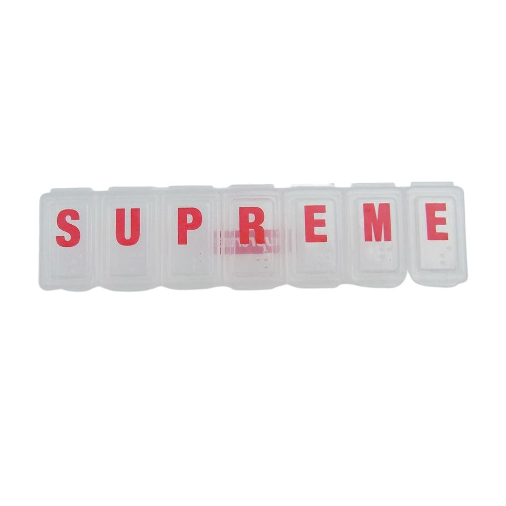 Supreme シュプリーム 15SS  Weekday Pillbox シュプリーム ウィークデーピルボックス ピルケース クリア系【新古品】【未使用】【中古】