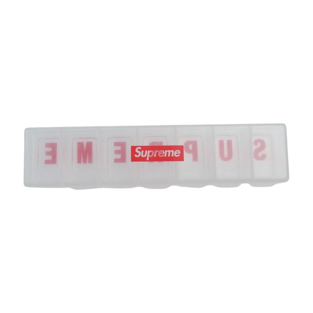 Supreme シュプリーム 15SS  Weekday Pillbox シュプリーム ウィークデーピルボックス ピルケース クリア系【新古品】【未使用】【中古】