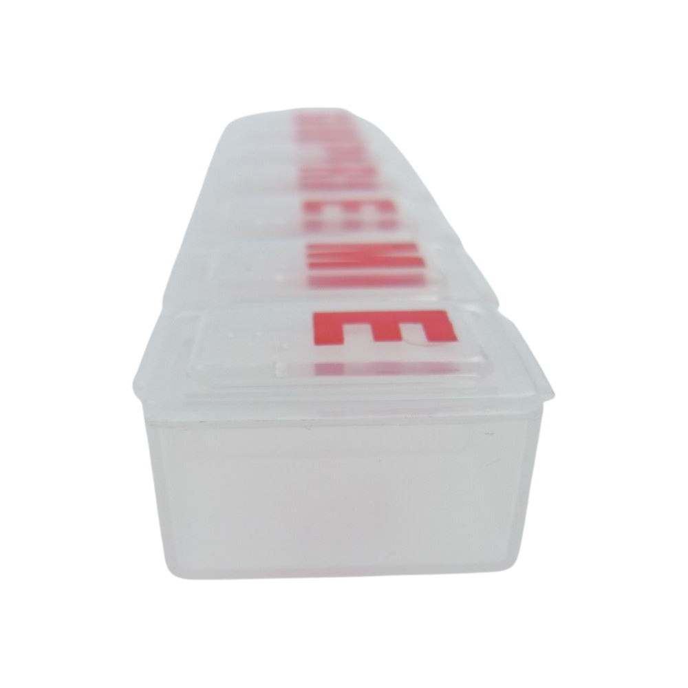 Supreme シュプリーム 15SS  Weekday Pillbox シュプリーム ウィークデーピルボックス ピルケース クリア系【新古品】【未使用】【中古】