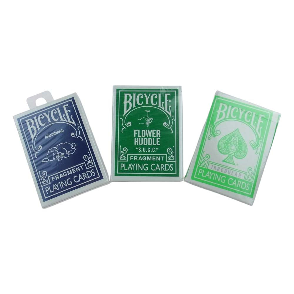 FRAGMENT DESIGN フラグメントデザイン x BICYCLE トランプ 3個 セット マルチカラー系【新古品】【未使用】【中古】