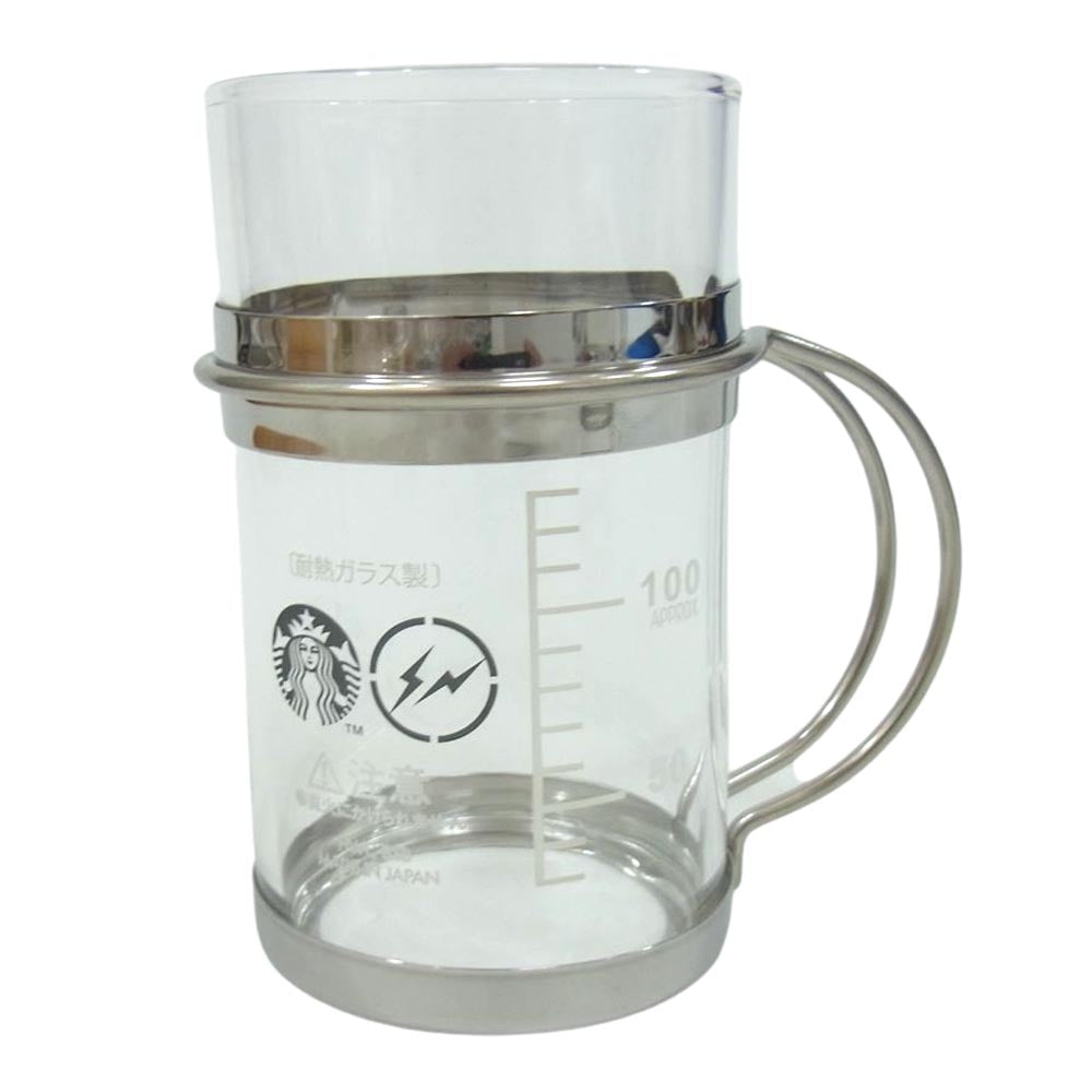 FRAGMENT DESIGN フラグメントデザイン × STARBUCKS スターバックス 耐熱 グラスセット クリア系【新古品】【未使用】【中古】