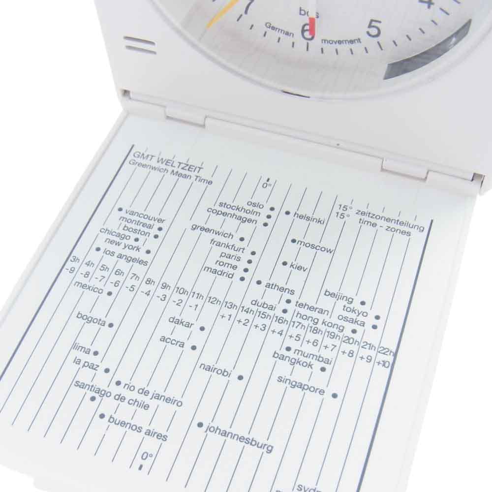 Supreme シュプリーム 15SS  × BRAUN ブラウン TRAVEL ARARM CLOCK トラベル アラーム クロック 時計 ホワイト系【極上美品】【中古】