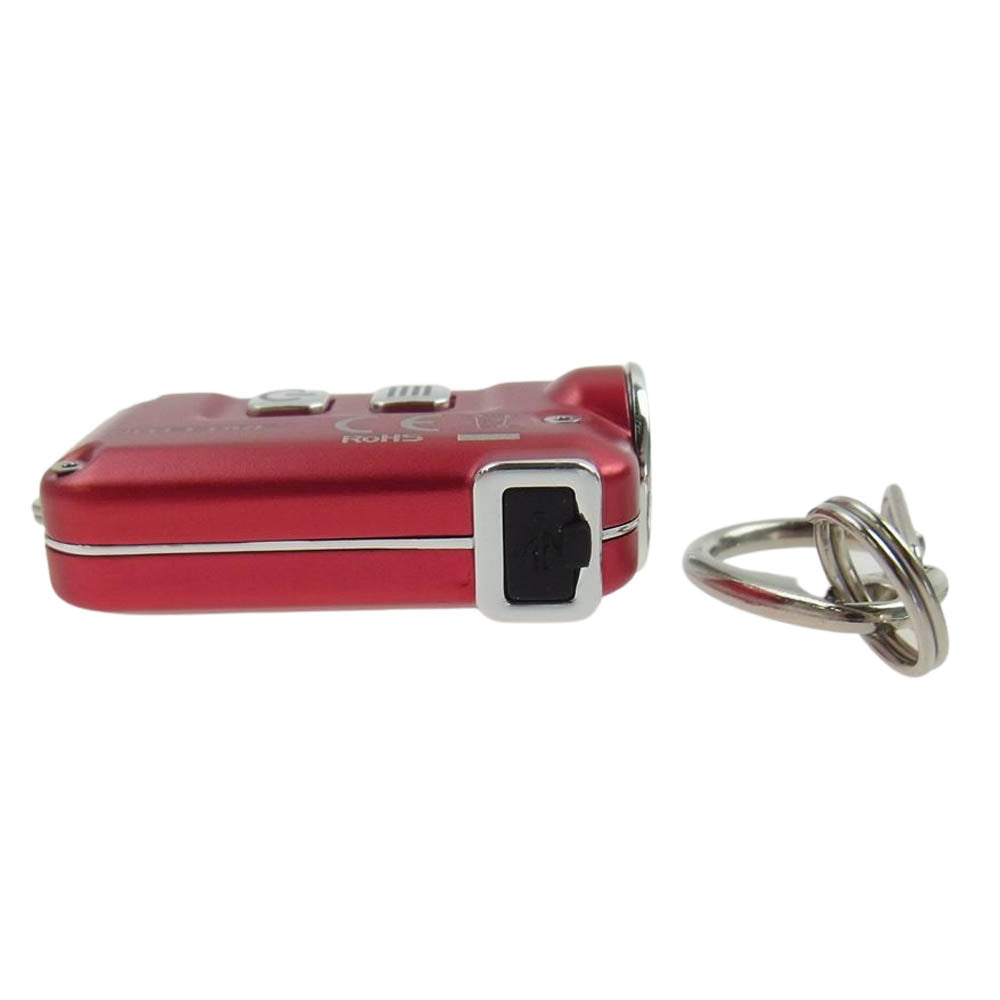 Supreme シュプリーム 17AW × NITECORE ナイトコア TINI KEYCHAIN LIGHT LED ライト キーホルダー レッド系【新古品】【未使用】【中古】
