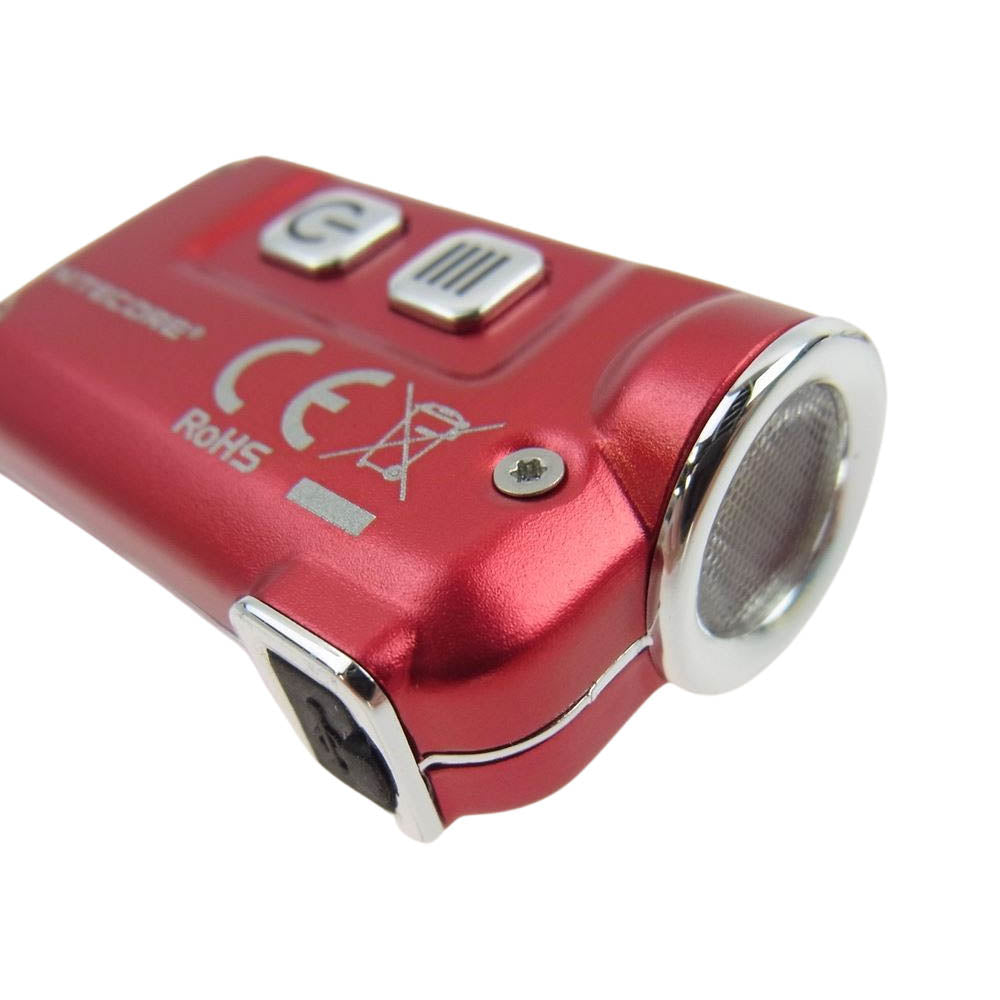 Supreme シュプリーム 17AW × NITECORE ナイトコア TINI KEYCHAIN LIGHT LED ライト キーホルダー レッド系【新古品】【未使用】【中古】