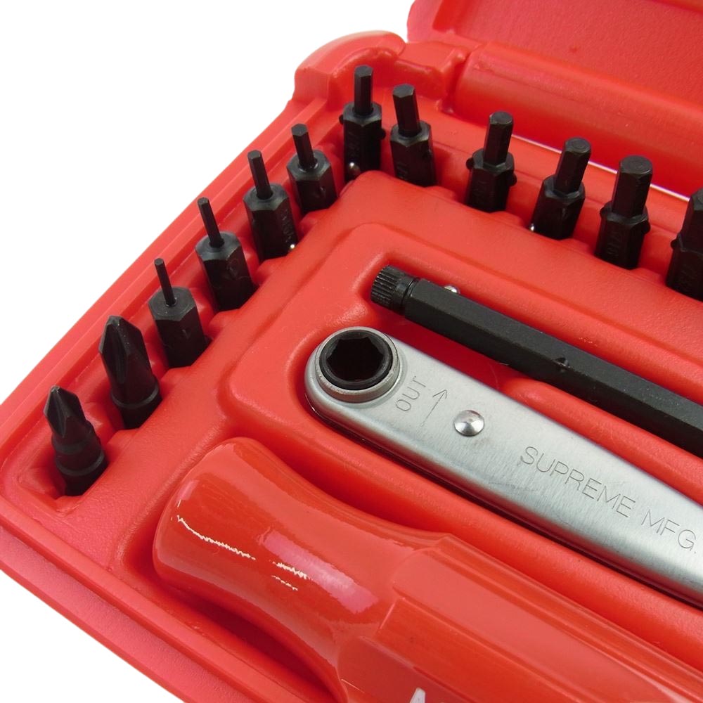 Supreme シュプリーム 19AW Chapman Screwdriver Set ドライバーセット 工具 レッド系【極上美品】【中古】