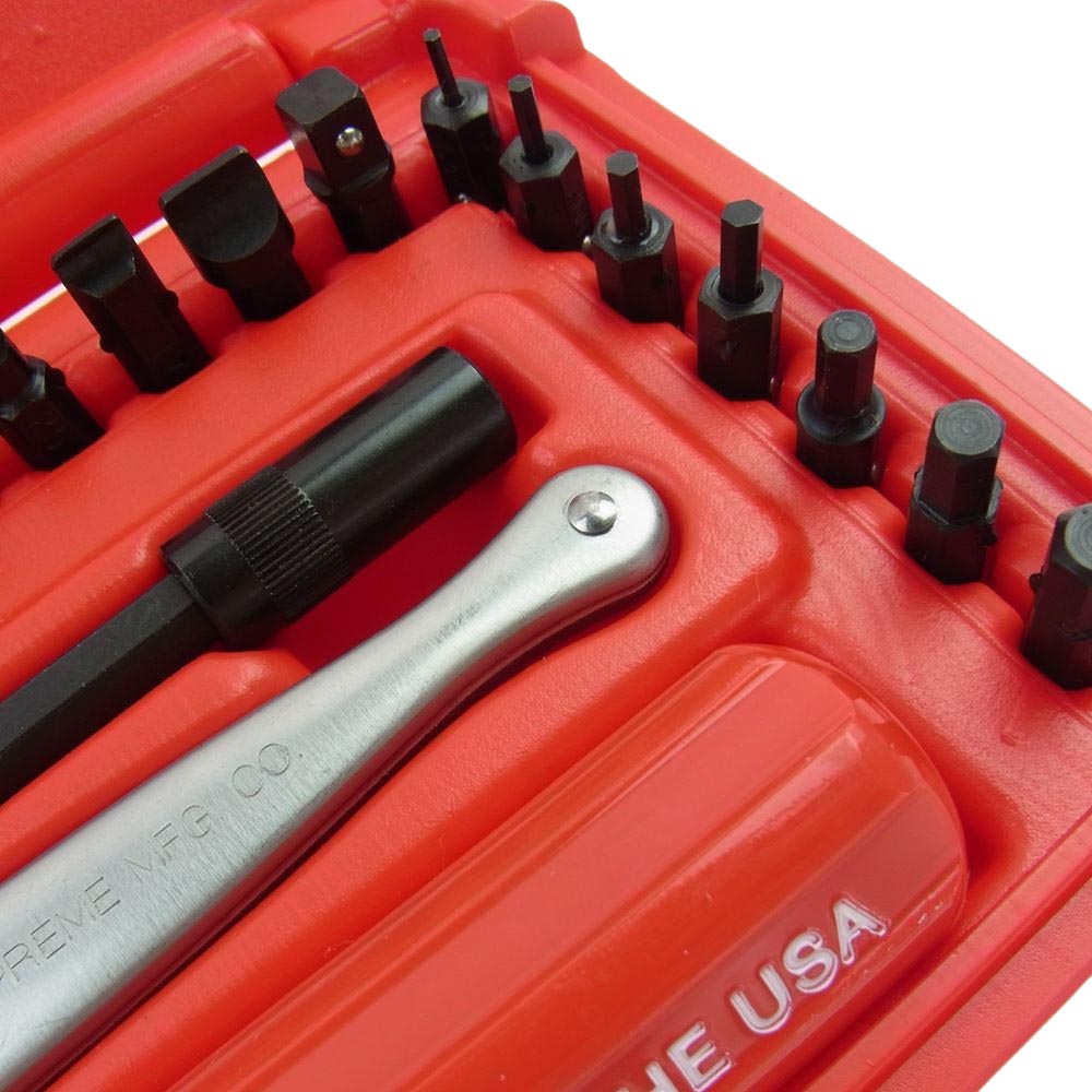 Supreme シュプリーム 19AW Chapman Screwdriver Set ドライバーセット 工具 レッド系【極上美品】【中古】