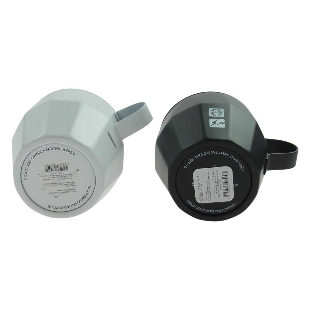 FRAGMENT DESIGN フラグメントデザイン × STARBUCKS スターバックス ステンレスマグ マットホワイト マットブラック 414ml 2個セット ペアカップ ホワイト系 ブラック系【新古品】【未使用】【中古】