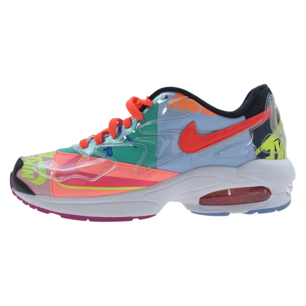 NIKE ナイキ CJ6200-001 × atmos アトモス AIR MAX 2 LIGHT QS エアマックス スクエア ライト スニーカー マルチカラー系 27【中古】