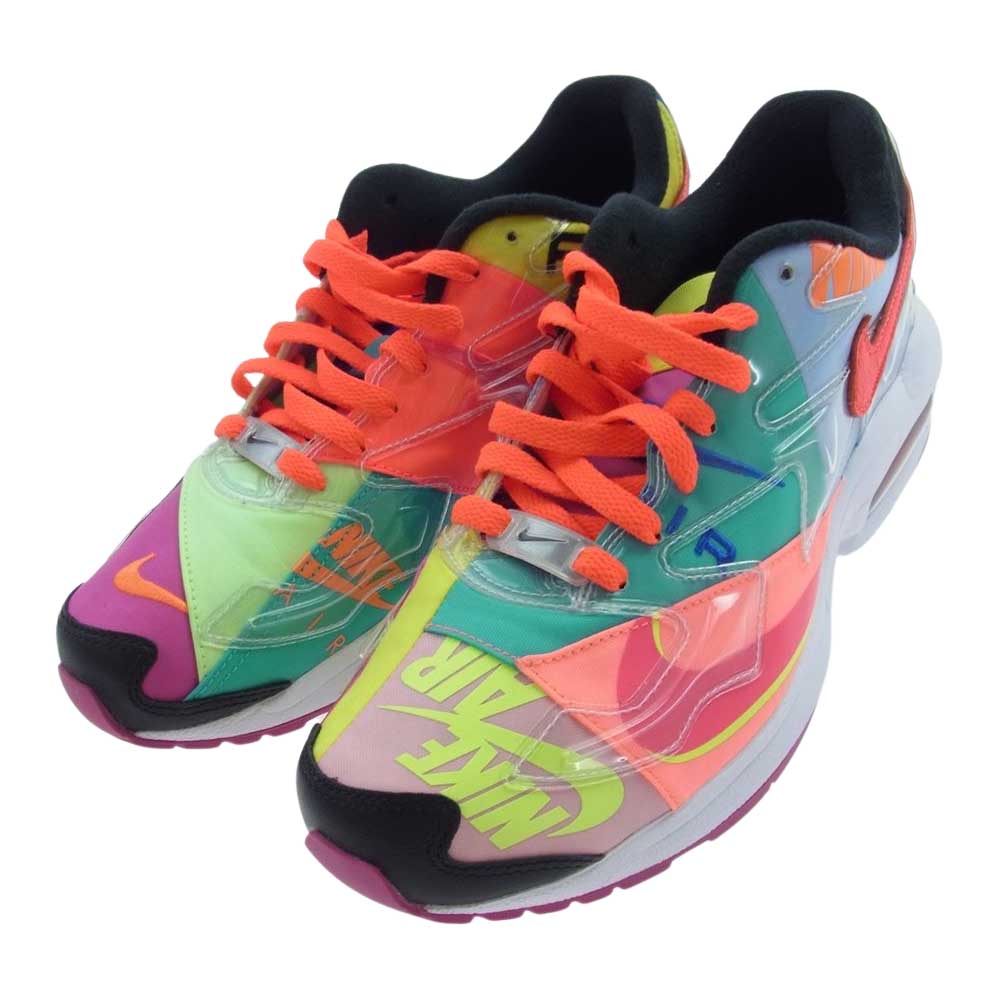 NIKE ナイキ CJ6200-001 × atmos アトモス AIR MAX 2 LIGHT QS エアマックス スクエア ライト スニーカー マルチカラー系 27【中古】