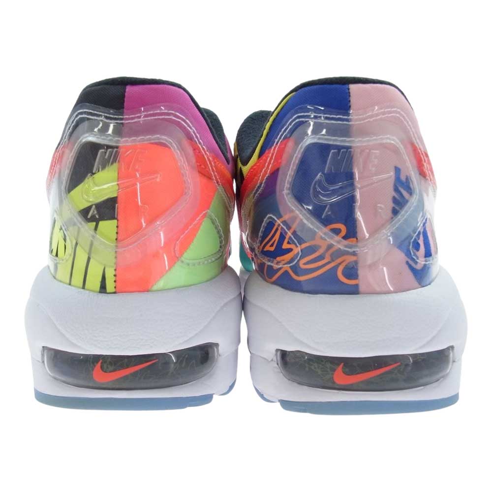 NIKE ナイキ CJ6200-001 × atmos アトモス AIR MAX 2 LIGHT QS エアマックス スクエア ライト スニーカー マルチカラー系 27【中古】