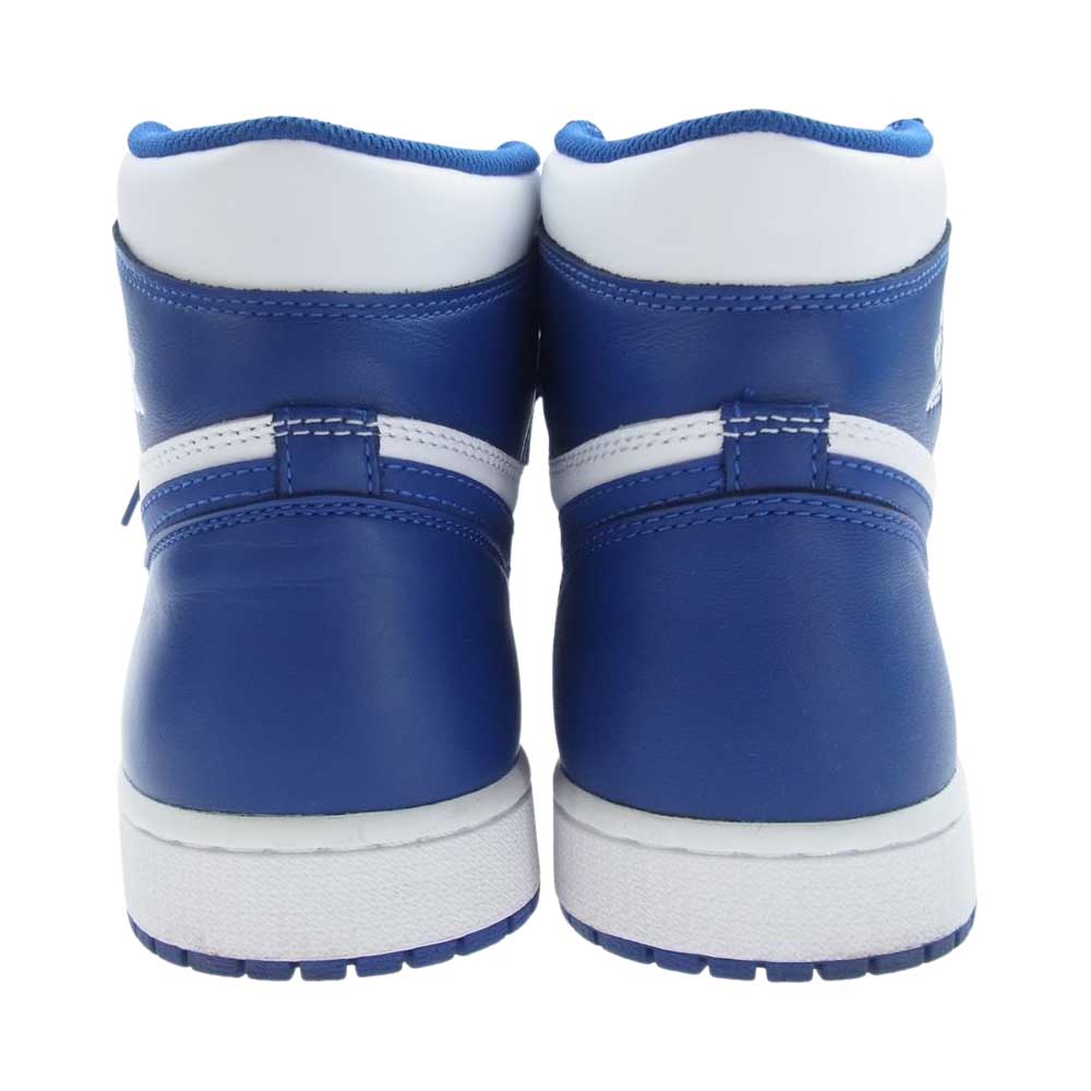NIKE AIR JORDAN ナイキ ジョーダン 555088-127 Air Jordan 1 Retro High Storm Blue エアジョーダン レトロ ハイ ストーム ブルー スニーカー ホワイト系 ブルー系 27cm【中古】