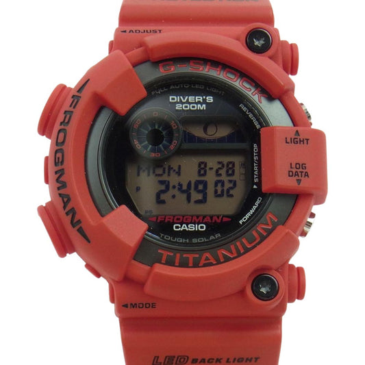 G-SHOCK ジーショック GW-8230NT-4JR MASTER OF G-SEA FROGMAN フロッグマン 30周年記念モデル レッド系【中古】