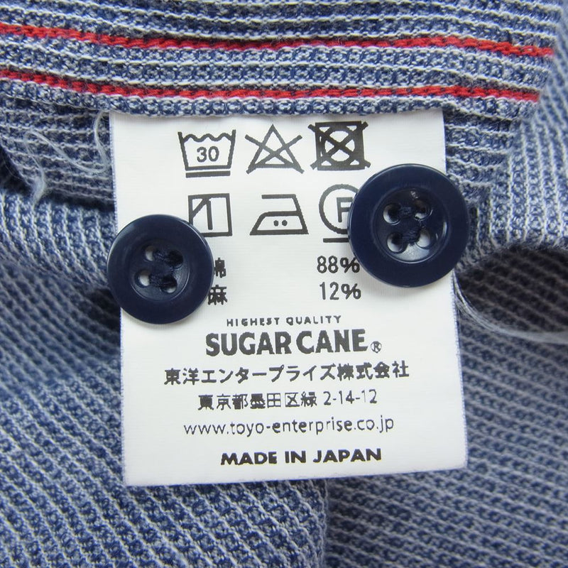 SUGAR CANE シュガーケーン SC37628 Light ライト オープン 半袖 シャツ XL【美品】【中古】