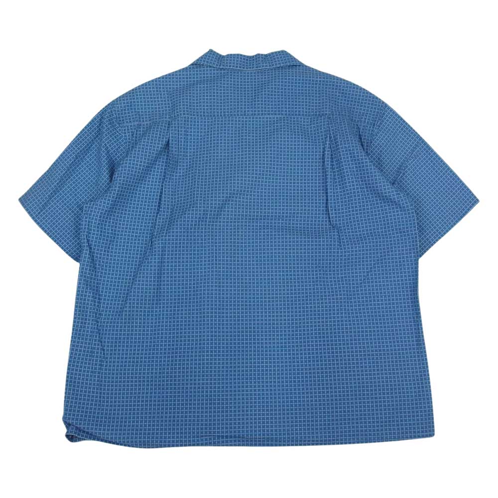 ORGUEIL オルゲイユ OR-5076A Wabash Shirt ウォバッシュ チェック 開襟 半袖 シャツ  ブルー系 42【美品】【中古】