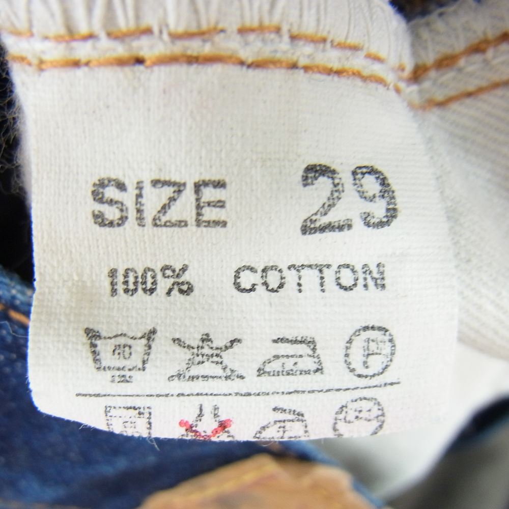 Denime ドゥニーム ボタンフライ ストレート デニム パンツ インディゴブルー系 29【中古】