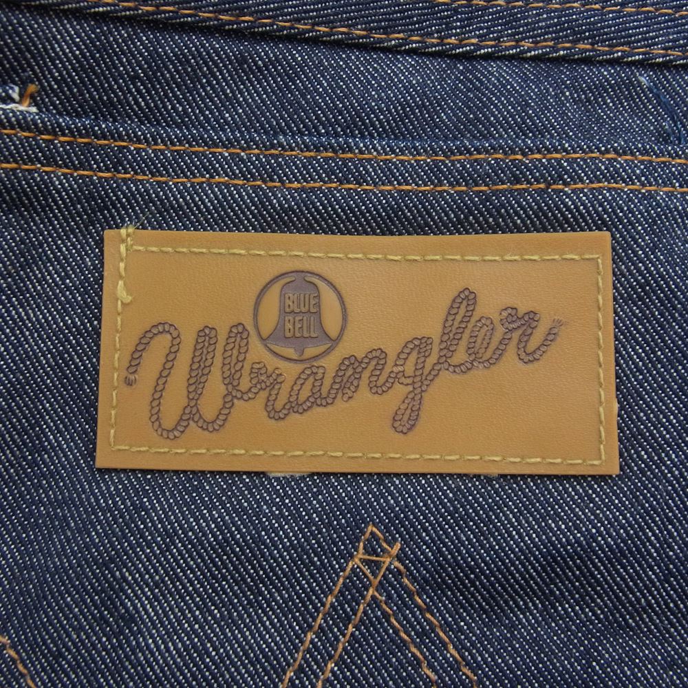 The REAL McCOY'S ザリアルマッコイズ S1109 × WRANGLER ラングラー 1950年代モデル  実名復刻 ストレート デニム パンツ インディゴブルー系 28-33【美品】【中古】