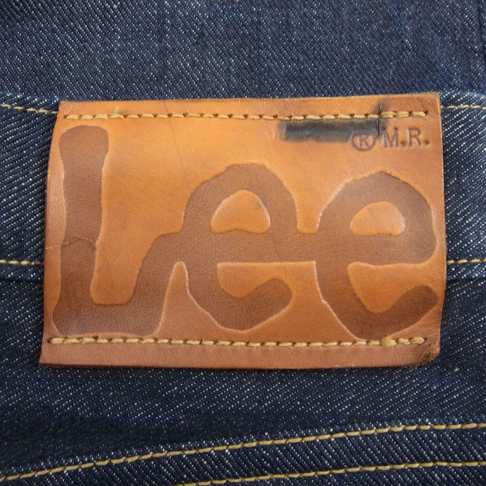 The REAL McCOY'S ザリアルマッコイズ 95292-89 × Lee リー 別注 TAXI DRIVER タクシードライバー ストレート デニム パンツ インディゴブルー系 W28【美品】【中古】