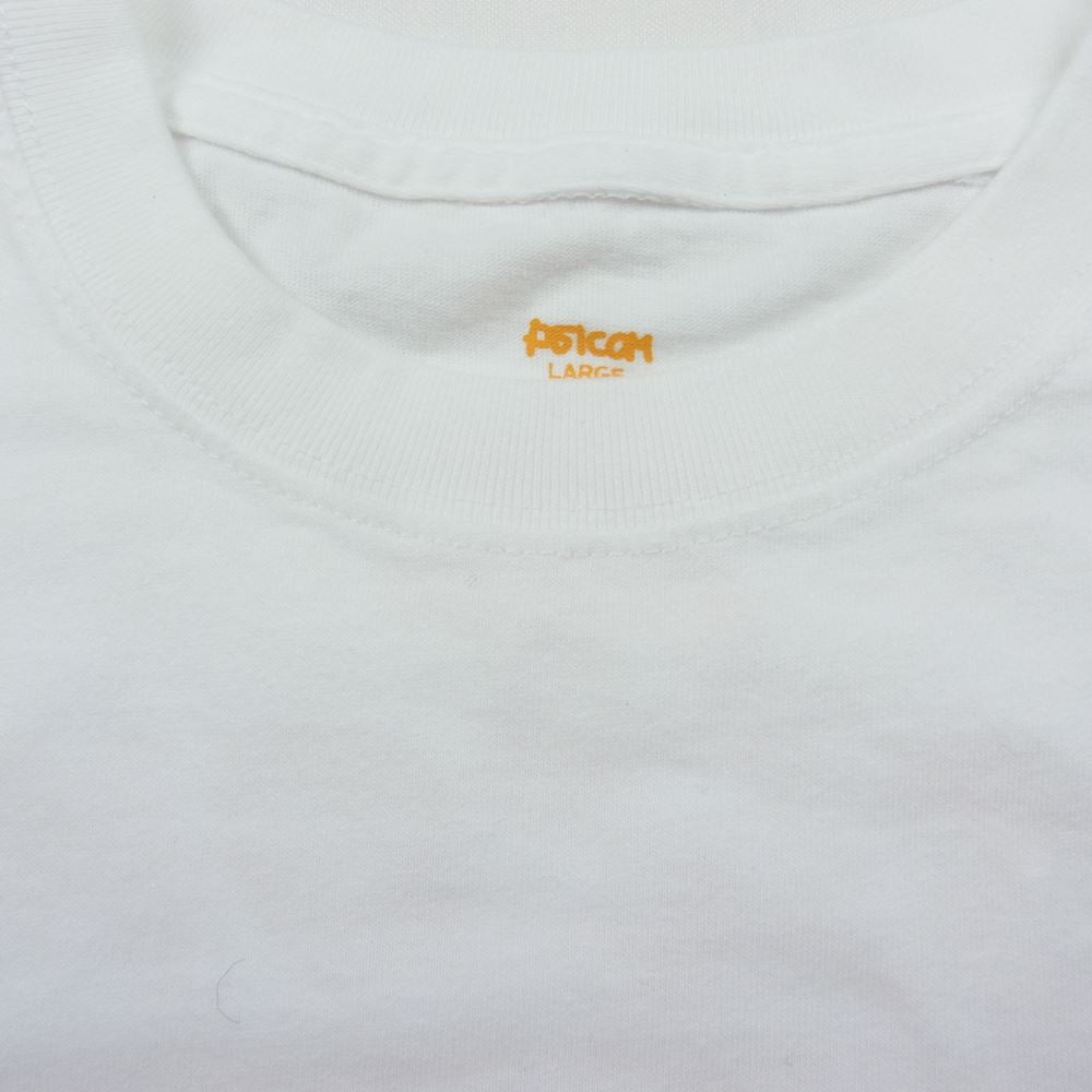 Psicom サイコム Everday mickey D's Long T Shirt ロゴ プリント ロングスリーブ Tシャツ 長袖 ホワイト ホワイト系 L【極上美品】【中古】