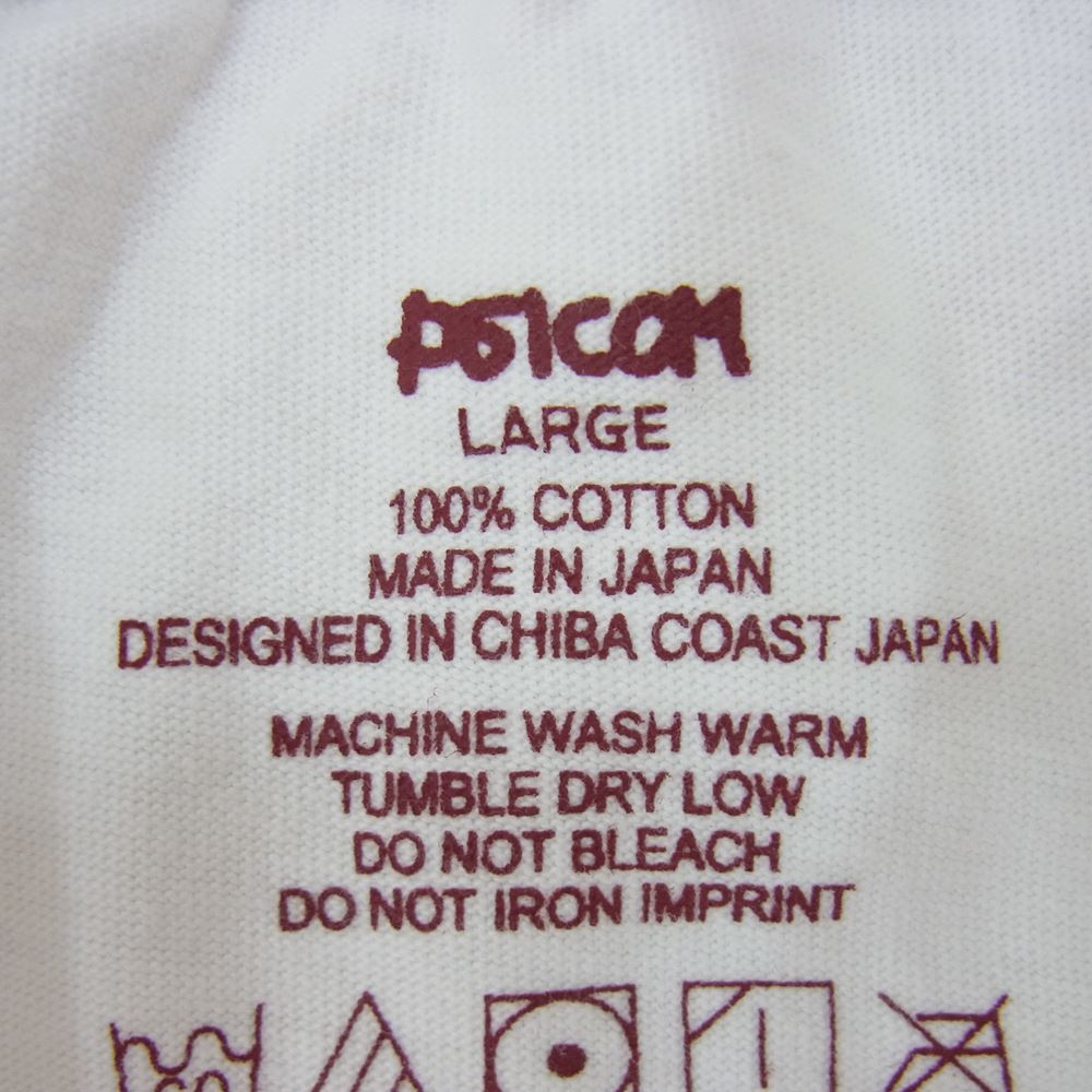 Psicom サイコム Everday Toy box Long T Shirt プリント ロングスリーブ Tシャツ 長袖 ホワイト ホワイト系 L【美品】【中古】