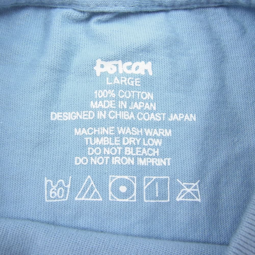 Psicom サイコム Everday Toy box Long T Shirt プリント ロングスリーブ Tシャツ 長袖 ブルー ブルー系 L【極上美品】【中古】