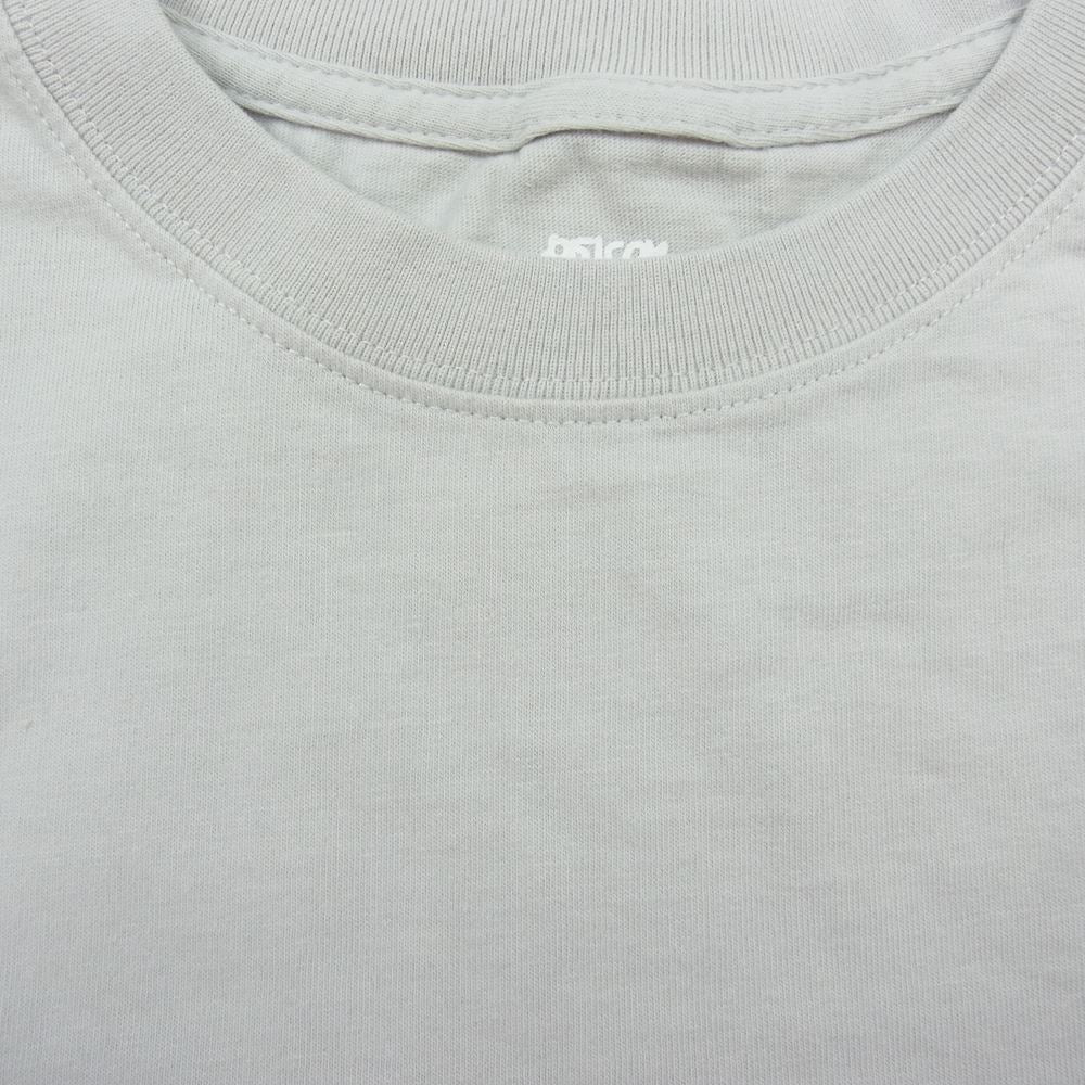 Psicom サイコム Everday mickey D's Long T Shirt ロゴ プリント ロングスリーブ Tシャツ 長袖 グレー系 L【極上美品】【中古】