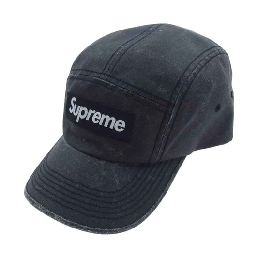 Supreme シュプリーム 22AW Washed Cordura Camp Cap ウォッシュド コーデュラ キャンプ キャップ 帽子 ブラック系【中古】